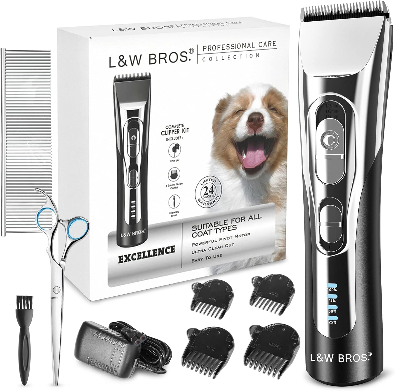 Cordless Pet Clipper Set
