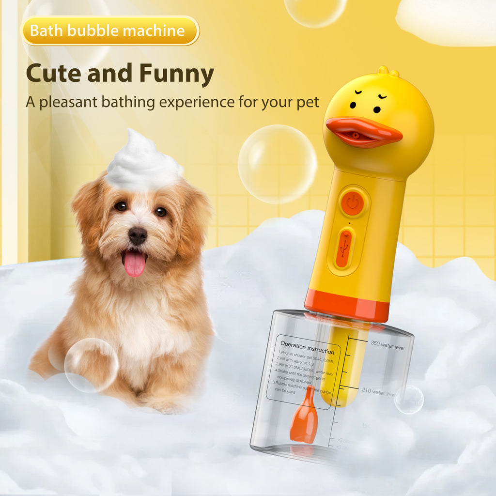 Electric Dog Shampoo Dispenser-Yellow