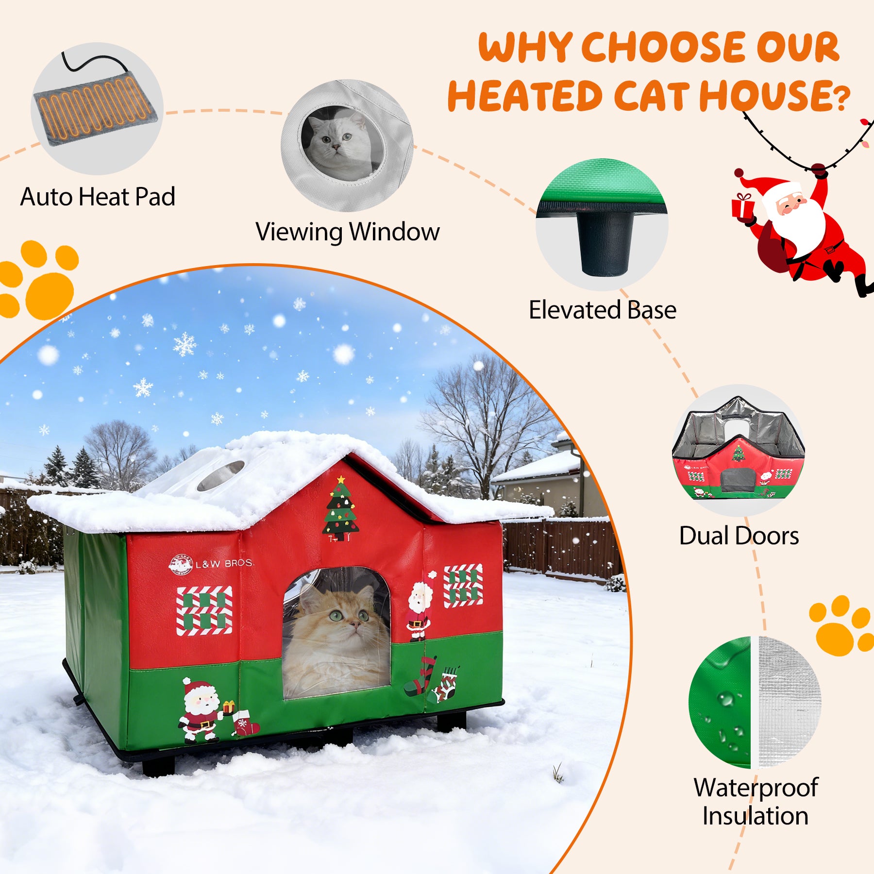 Heated Outdoor Cat House