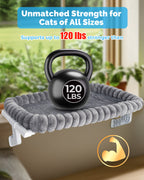 Cat Window Sill Perch with Plush Cover