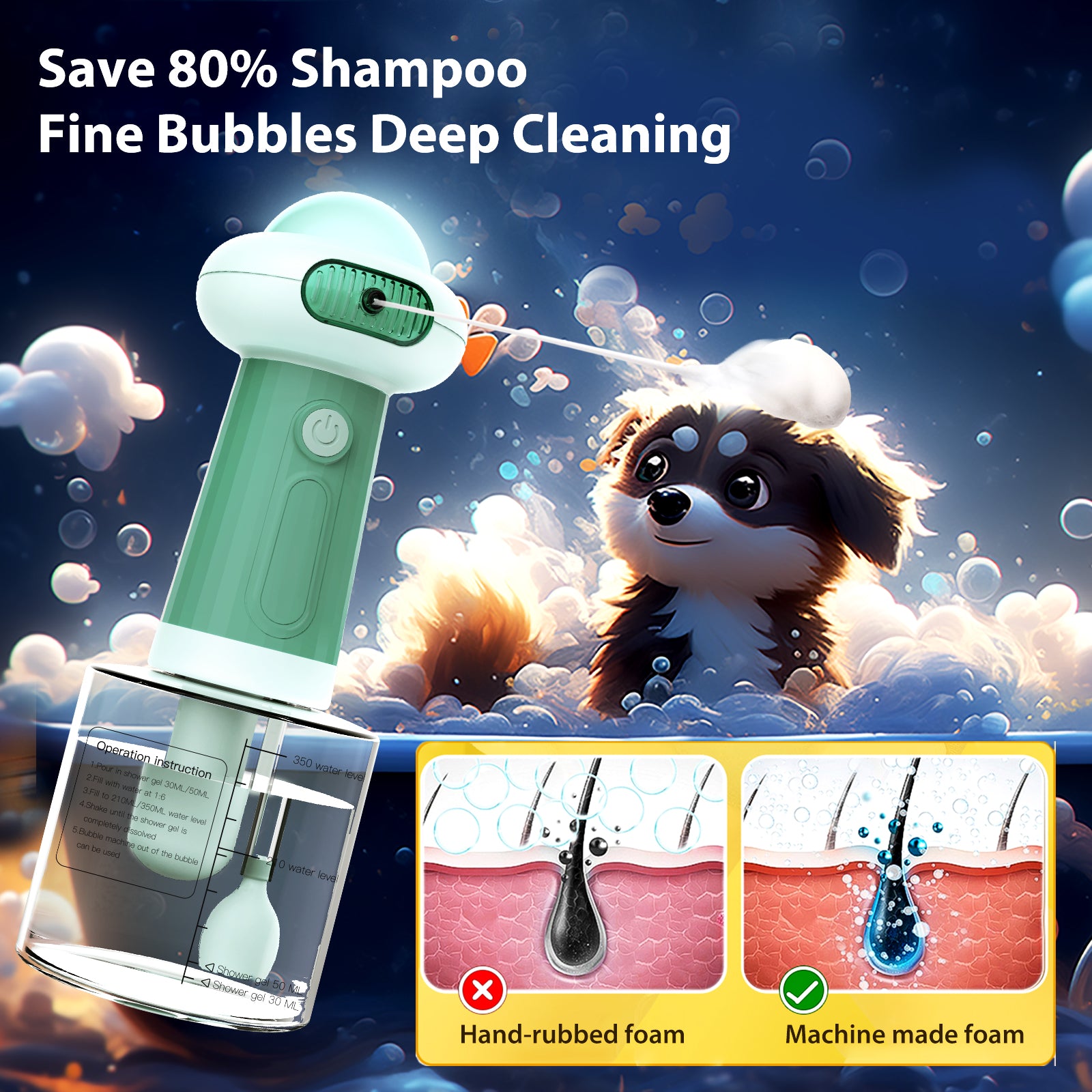 Auto Dog Shampoo Dispenser
