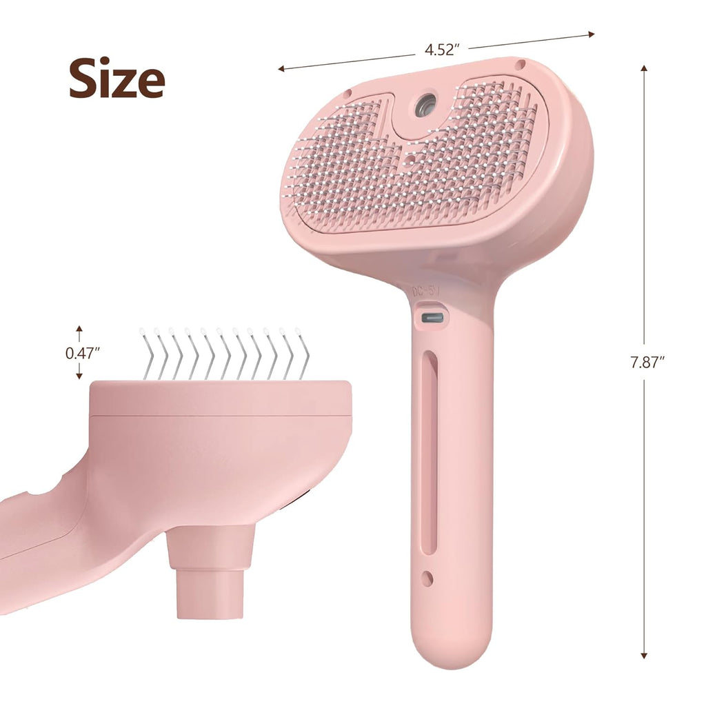 3 in 1 Self Cleaning Cat Steam Brush