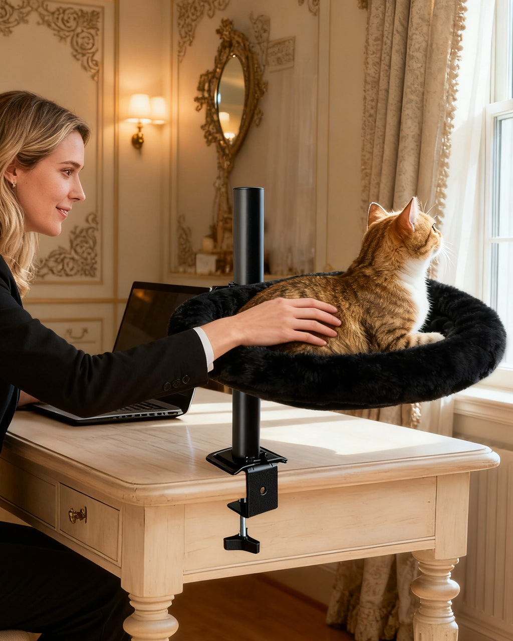 Foldable Cat Desk Bed