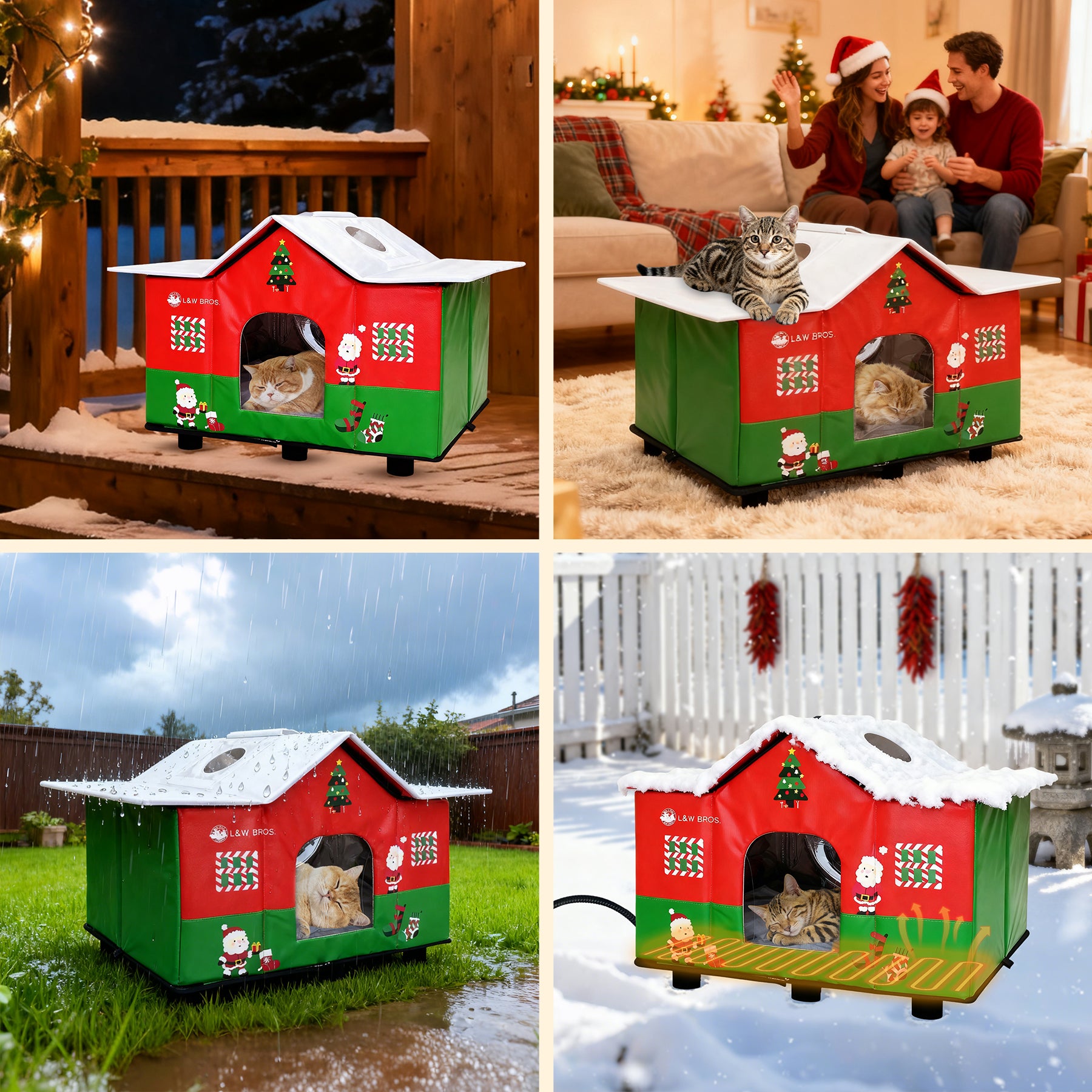 Heated Outdoor Cat House