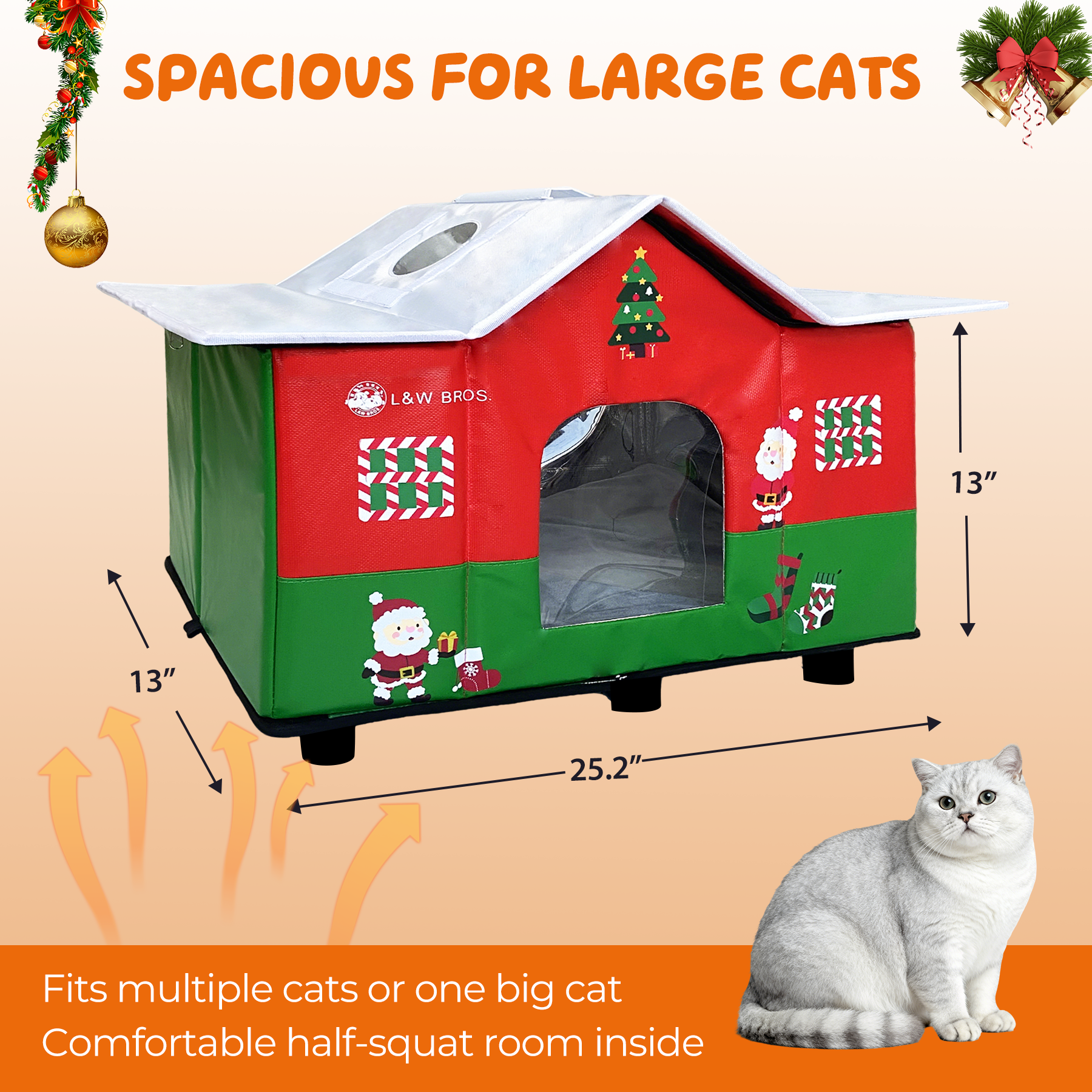 Heated Outdoor Cat House