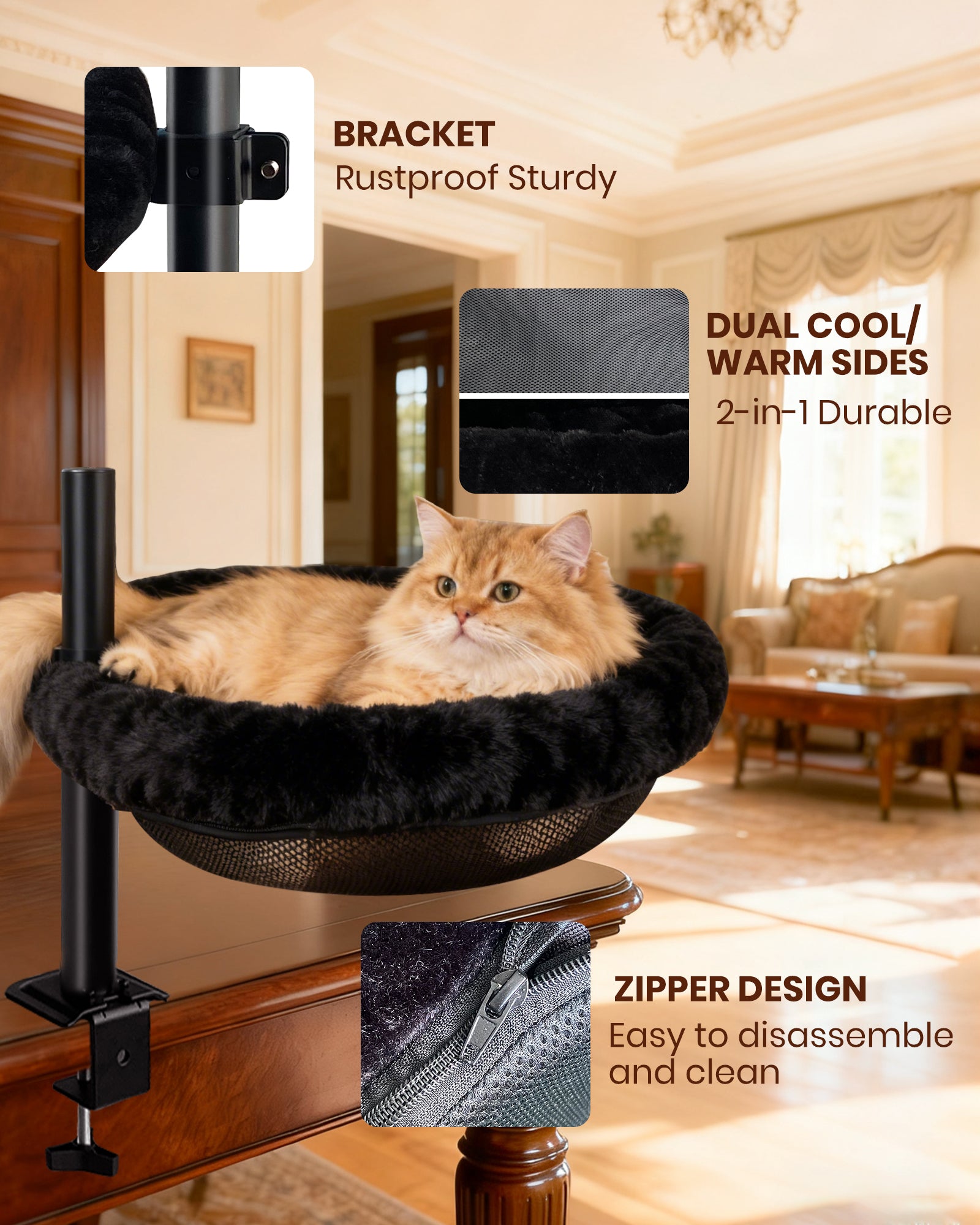 Foldable Cat Desk Bed