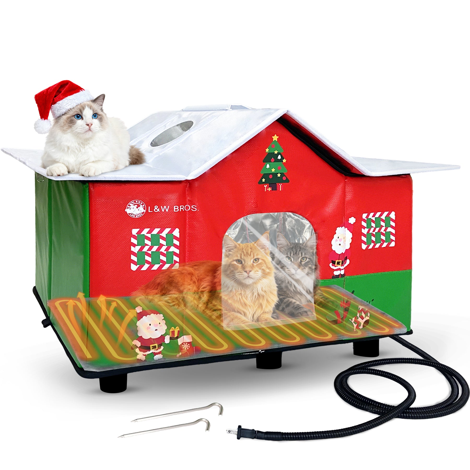 Heated Outdoor Cat House