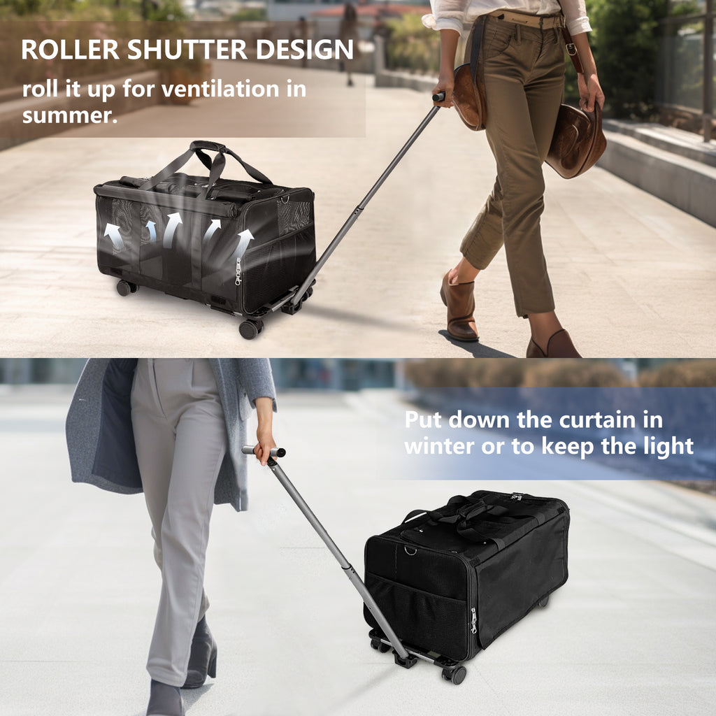 Pet Carrier with Wheels