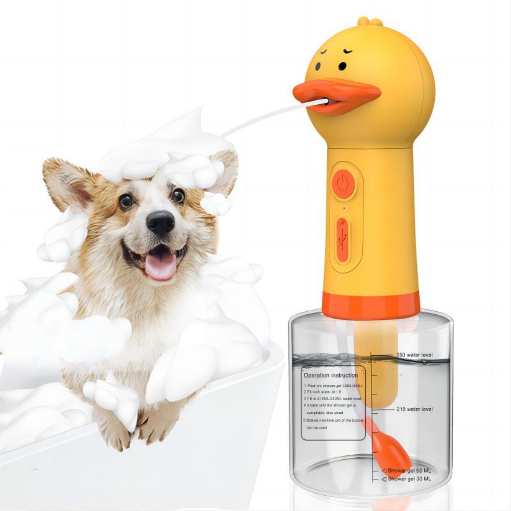 Electric Dog Shampoo Dispenser-Yellow