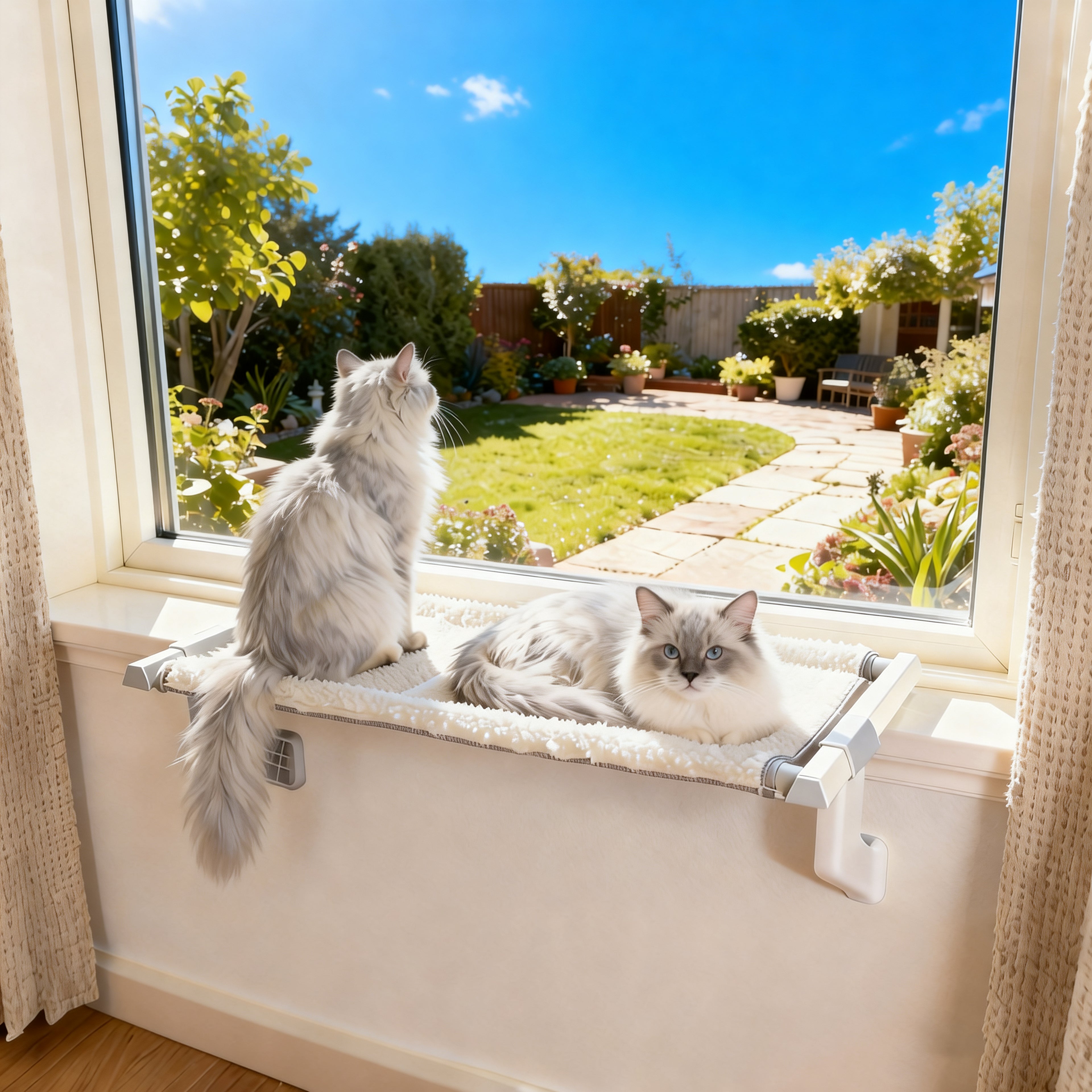 Heavy-Duty Cat Window Sill Perch