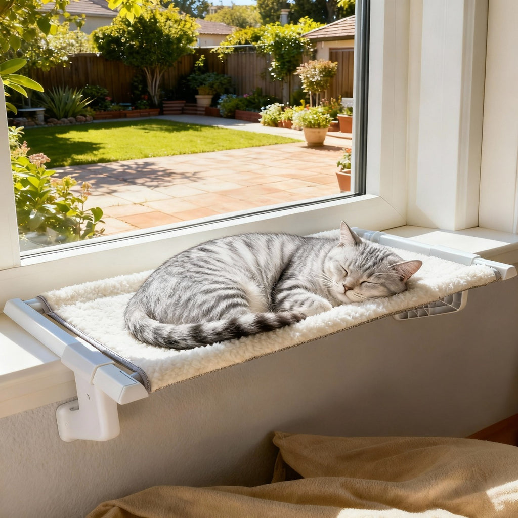 Heavy-Duty Cat Window Sill Perch
