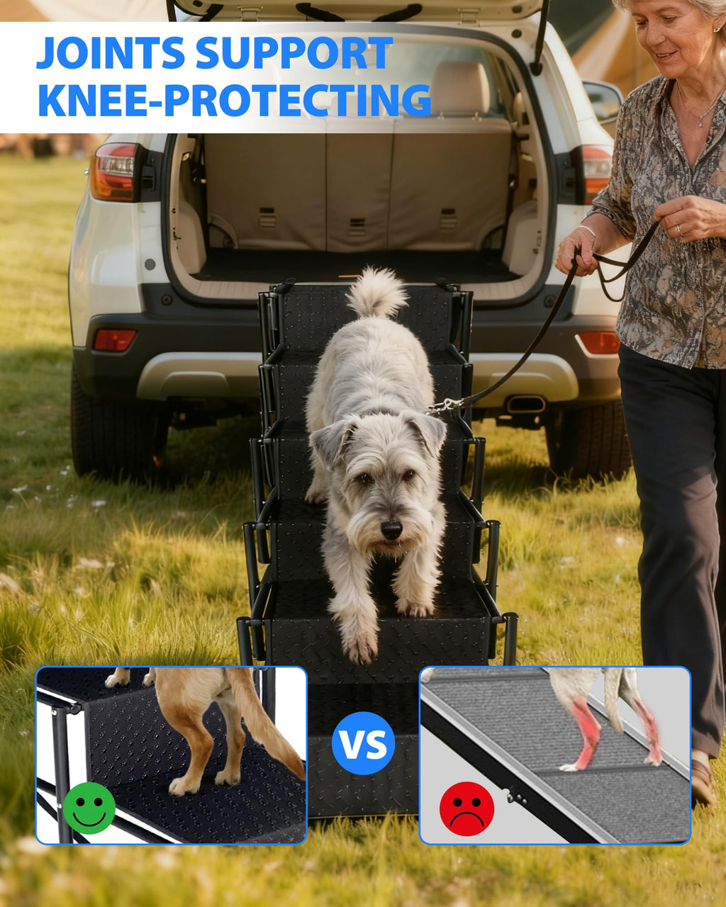 Foldable Dog Stairs for Car, SUV & Truck