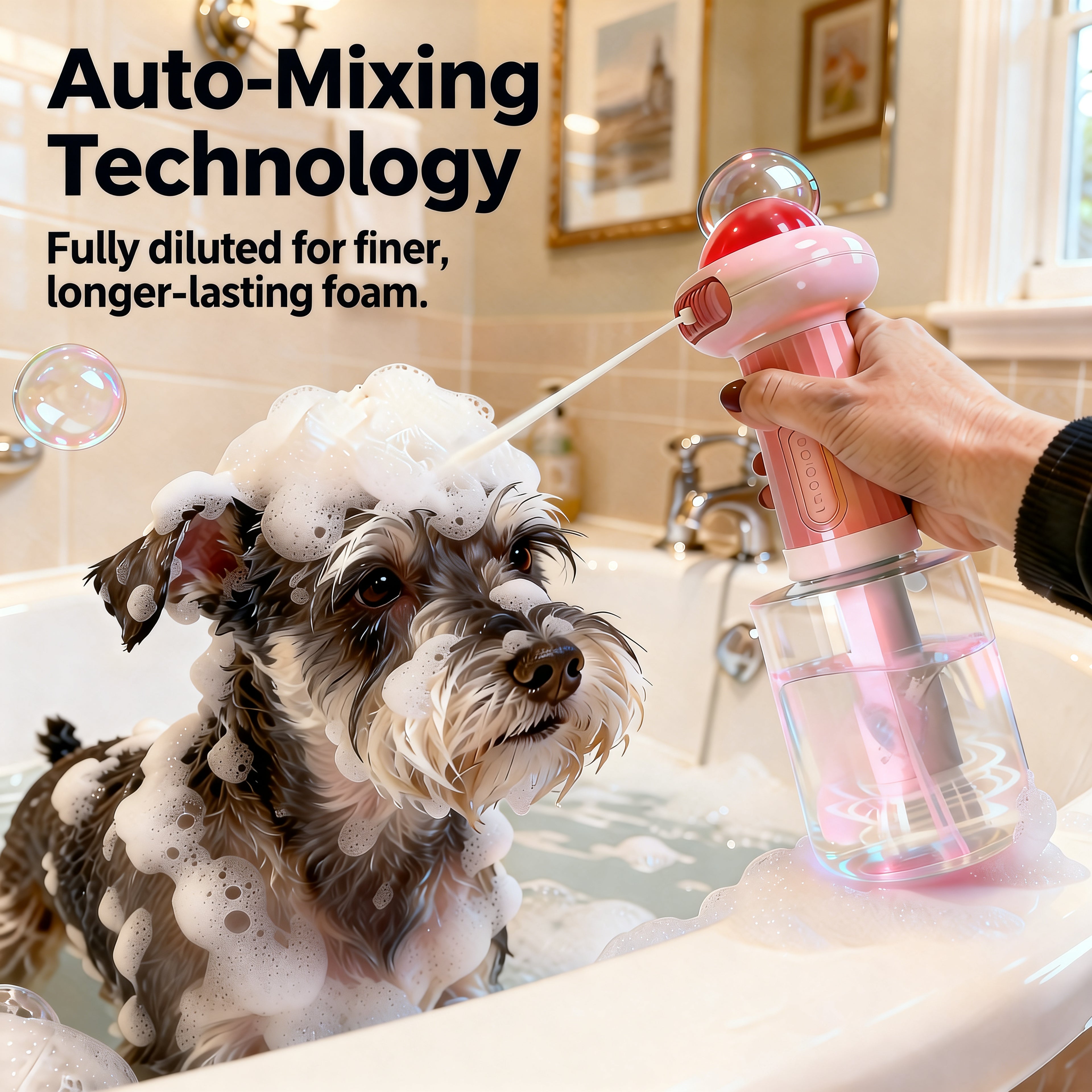 Smart Pet Bath Bubble Machine Gen 2 Pro