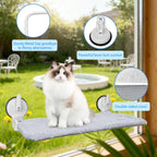 Cat Window Perch with Lever Lock Suction Cups